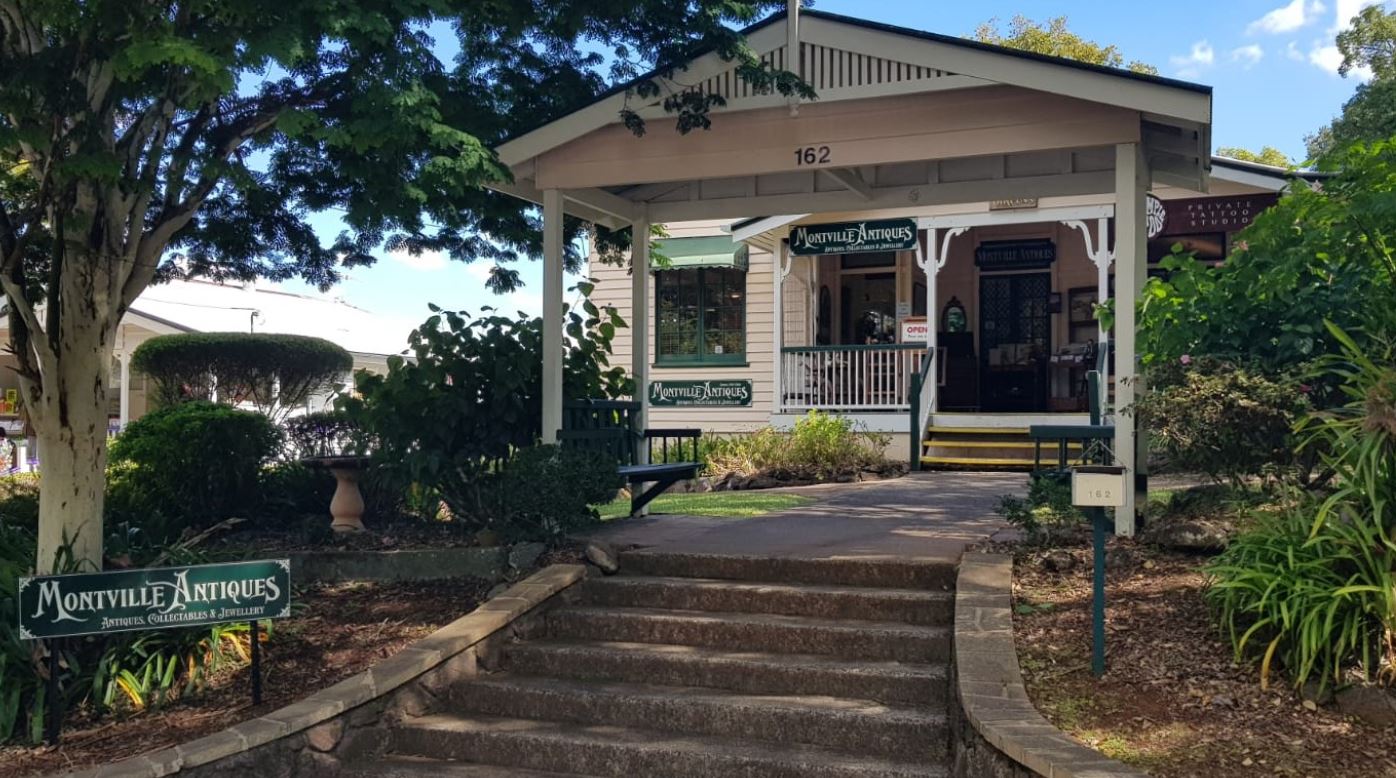 Montville Antiques Retail Shopping Sunshine Coast Hinterland