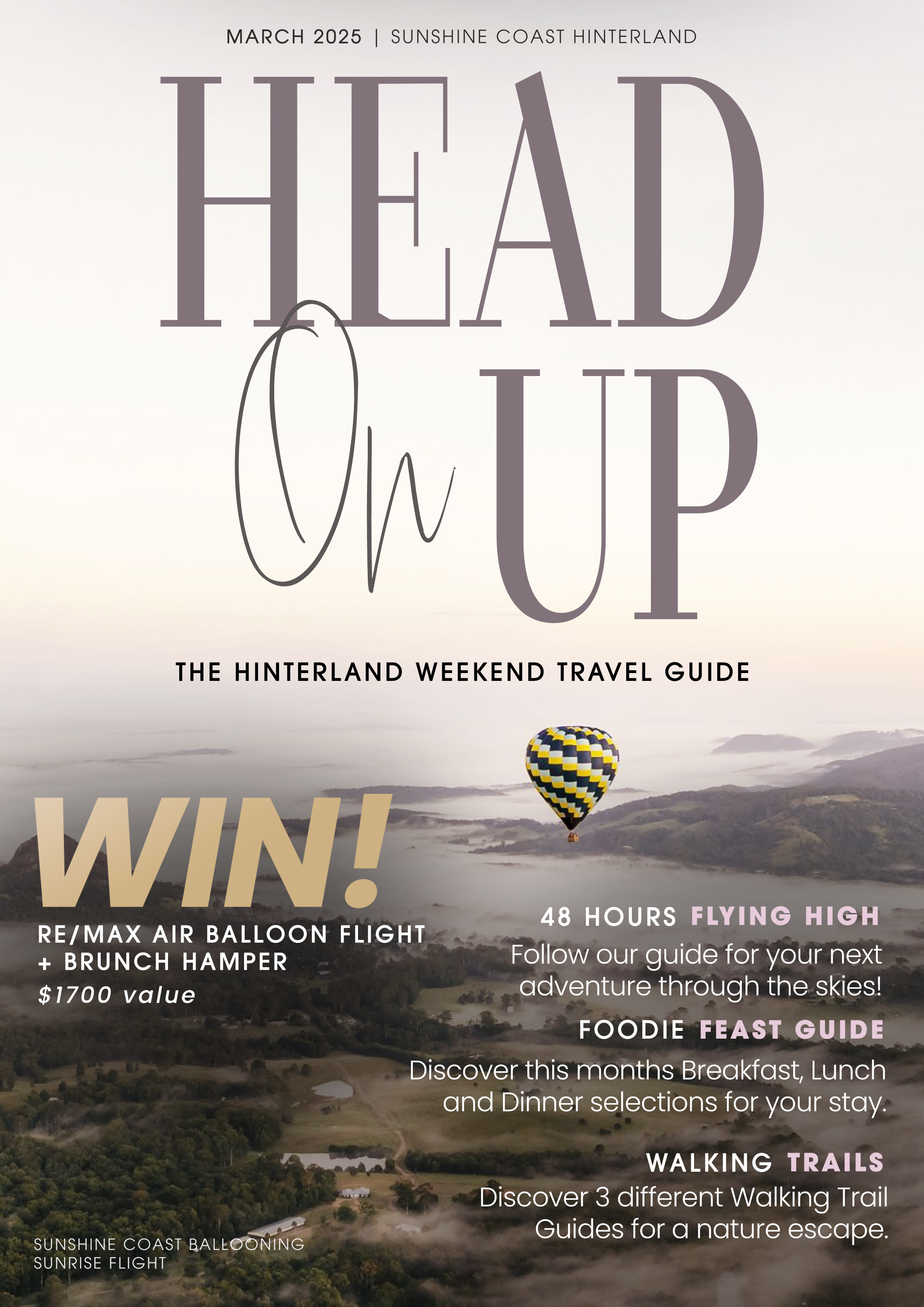 Head On Up, Sunshine Coast Hinterland Travel Tips, Remax Hot Air Balloon Competition