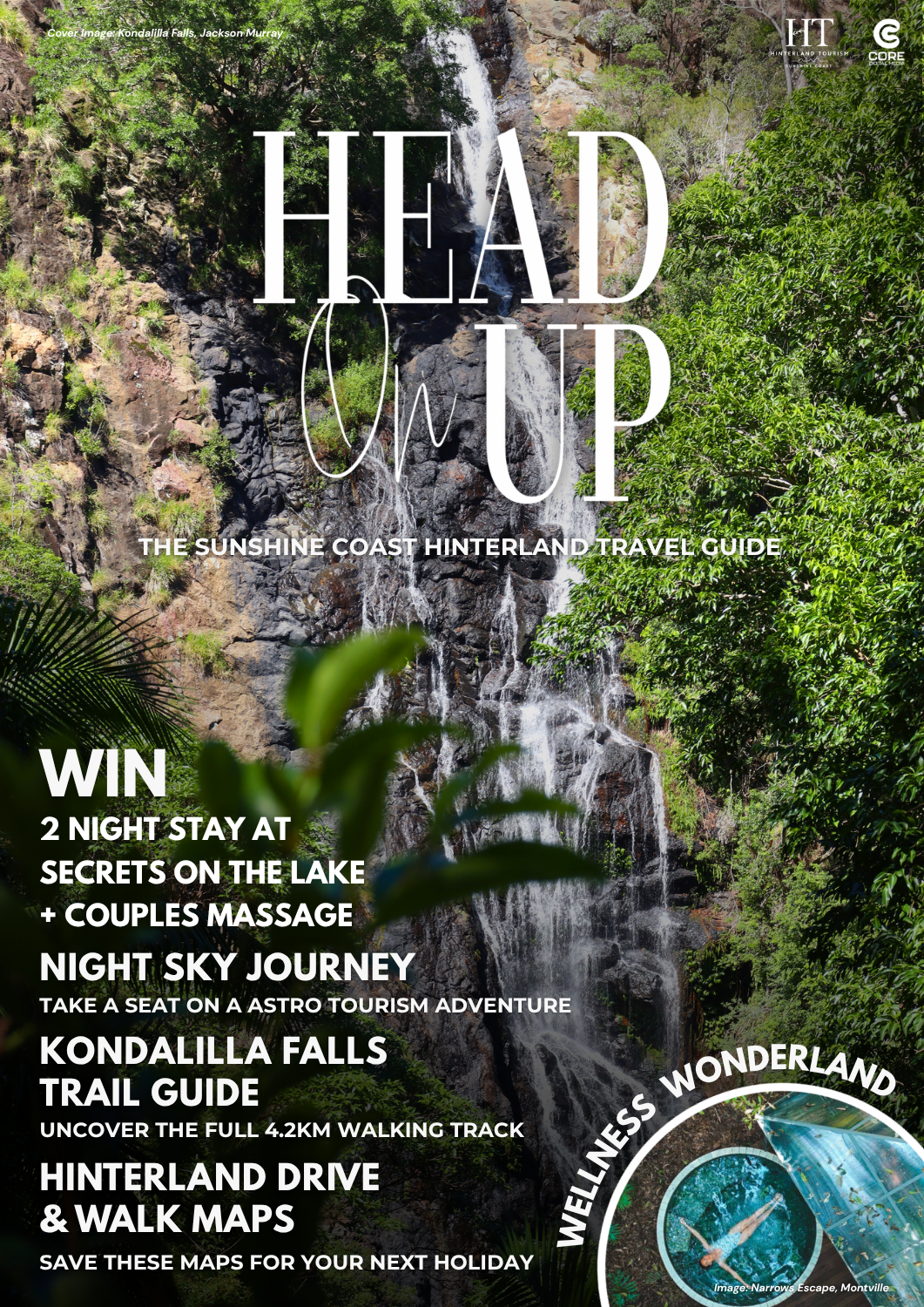 Head On Up, Sunshine Coast Hinterland Travel Guide, Core Digital Media, Digital Flipbook, Sunshine Coast Travel Guide